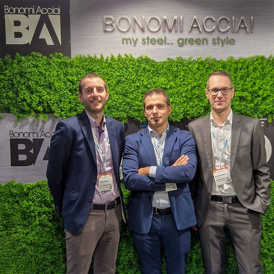 Stand di Bonomi Acciai alla Fastener Fair Italy 2024, con focus sugli acciai speciali a freddo.